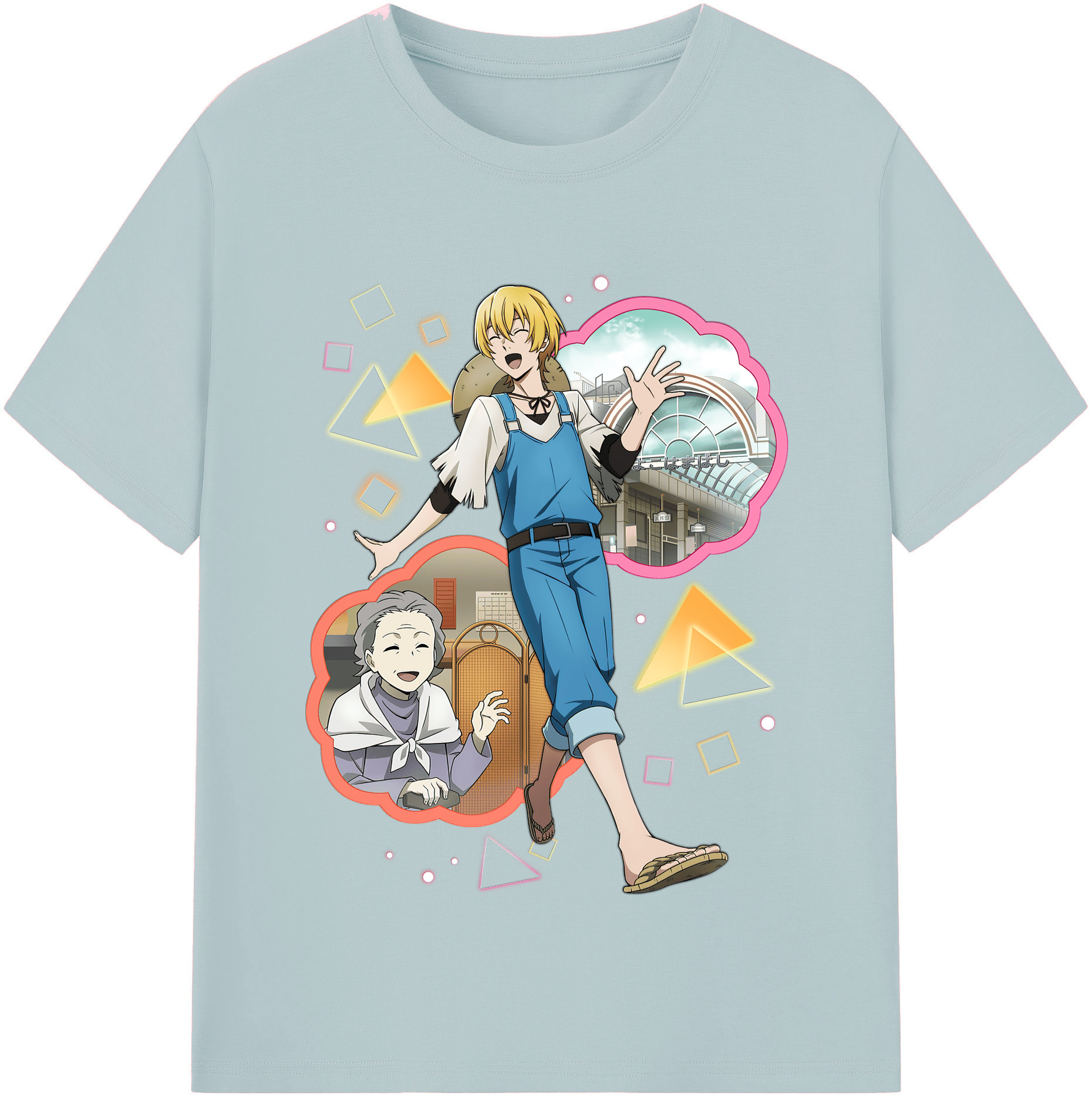 （画像用） 文豪ストレイドッグス Bungo Stray Dogs 綿100％半袖Tシャツ（フロントプリント）